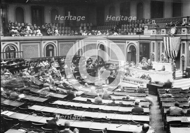 House in session. May 1911. Creator: Bain News Service.