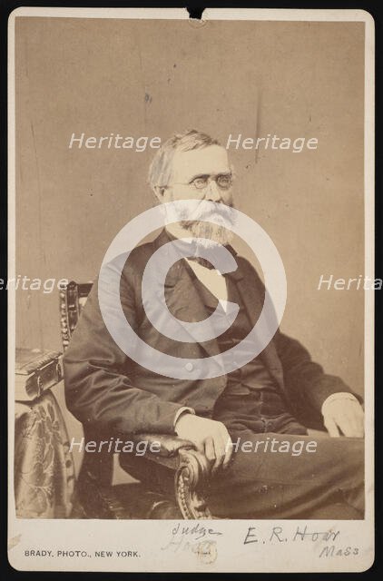 Portrait of Ebenezer Rockwood Hoar (1816-1895), Before 1895. Creator: Brady's National Photographic Portrait Galleries.