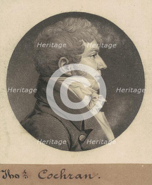 Thomas Cochran, 1809. Creator: Charles Balthazar Julien Févret de Saint-Mémin.