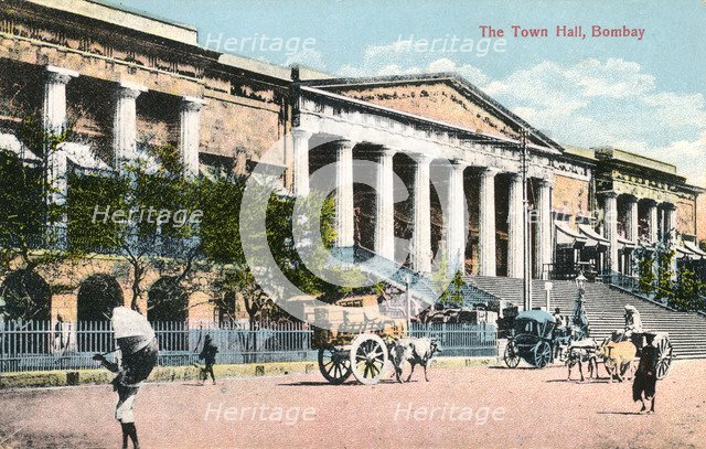 The Town Hall, Bombay, India, early 20th century. Artist: Unknown