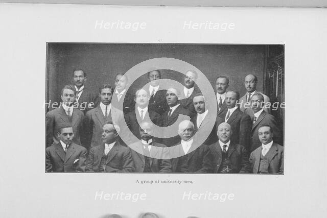 A group of university men, 1916. Creator: Unknown.