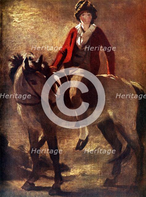 'Henry Raeburn on a Grey Pony', c1796, (1924). Creator: Unknown.