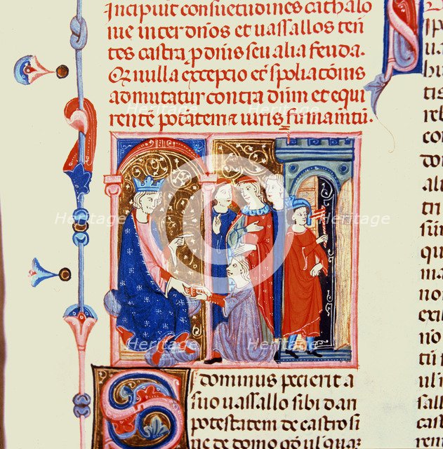 King Alphonse II (1152-1196), confirmation of Privileges of sales to the merchants of the city of…