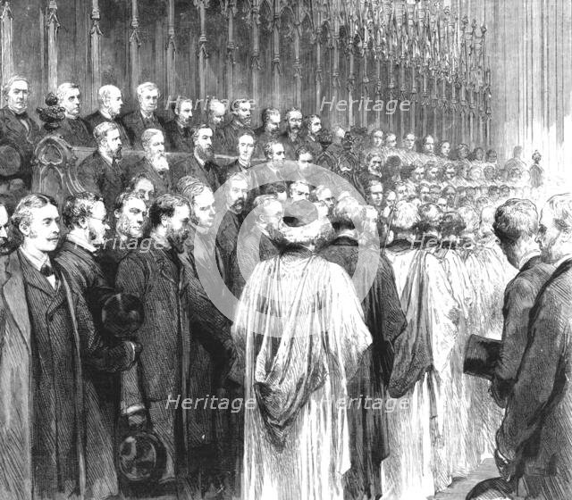 'The Funeral of the Late Right Hon. W.H.Smith held at Westminster Abbey; The Procession...', 1891. Creator: Unknown.
