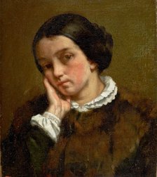 Zélie Courbet , 1847. Creator: Courbet, Gustave (1819-1877).