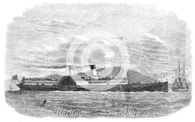 The Saloon Steam-Packet Company’s vessel Alexandra, for passenger traffic on the Thames, 1865. Creator: Unknown.