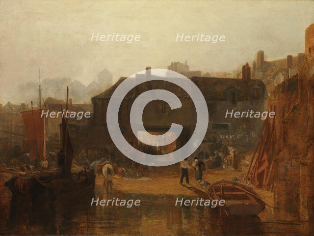 Saltash with the Water Ferry, Cornwall, 1811. Creator: JMW Turner.