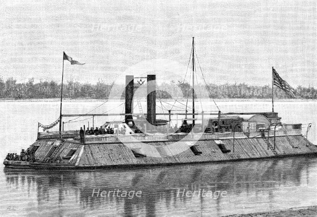 'St Louis', Union gunboat, American Civil War, 1861-1865. Artist: Unknown