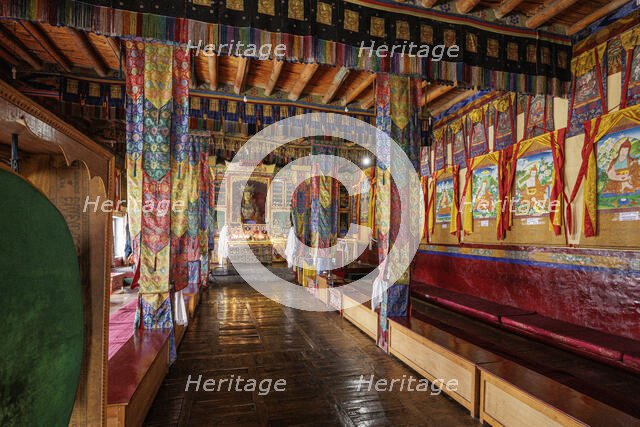 Diskit Monastery, Nubra Valley, Ladakh, India, 2023. Creator: Peter Thompson.