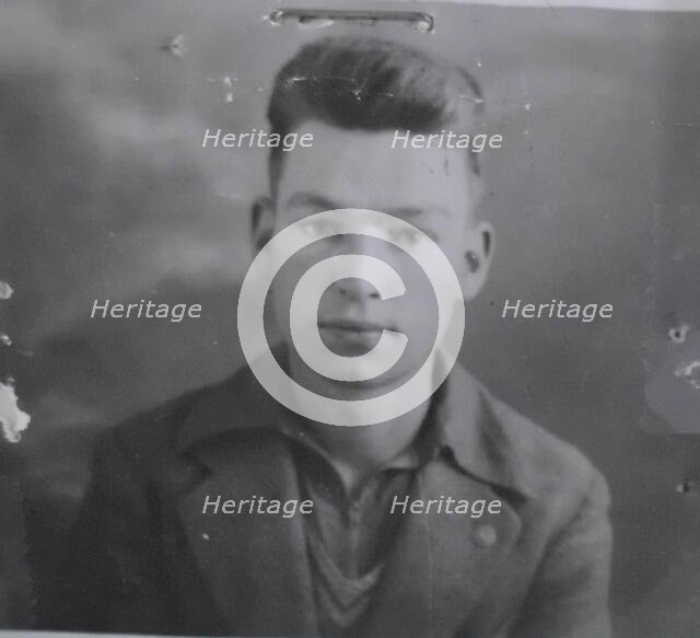 Abe Lazarus - headshot from police file. 1934. Creator: Unknown.