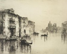 Gondolas, Venice, c.1928. Creator: Sydney Mackenzie Litten.