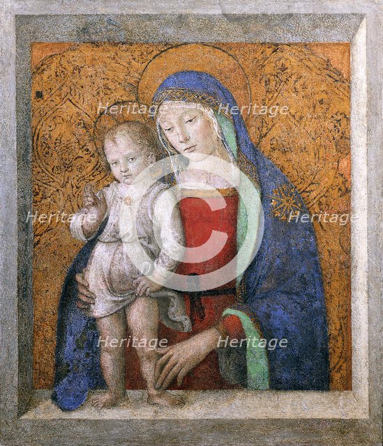 Madonna of the Windowsill (Madonna del davanzale), c. 1490. Creator: Pinturicchio, Bernardino (1454-1513).