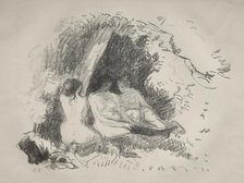 Nude Women, c. 1896. Creator: Camille Pissarro (French, 1830-1903).