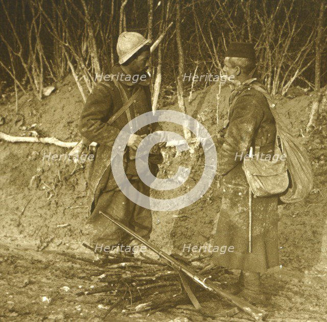 Return from Verdun, northern France, c1914-c1918. Artist: Unknown.