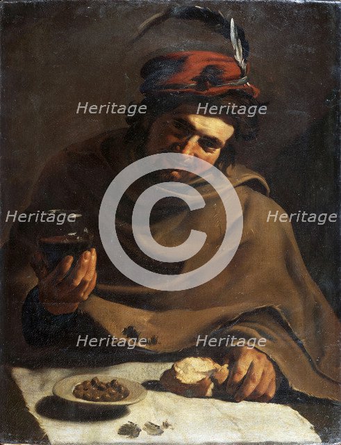 'Breakfast', early 17th century. Artist: Bartolomeo Manfredi