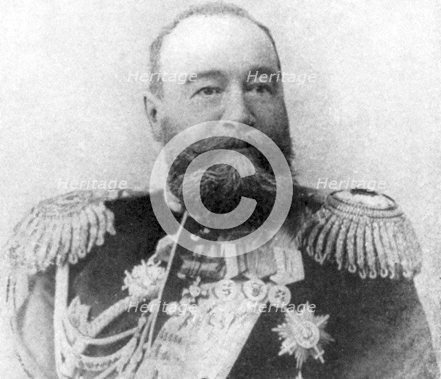 Vice-Admiral Alexeiev, Viceroy of Russian Dominions in the Far East, Russo-Japanese War, 1904-5. Artist: Unknown