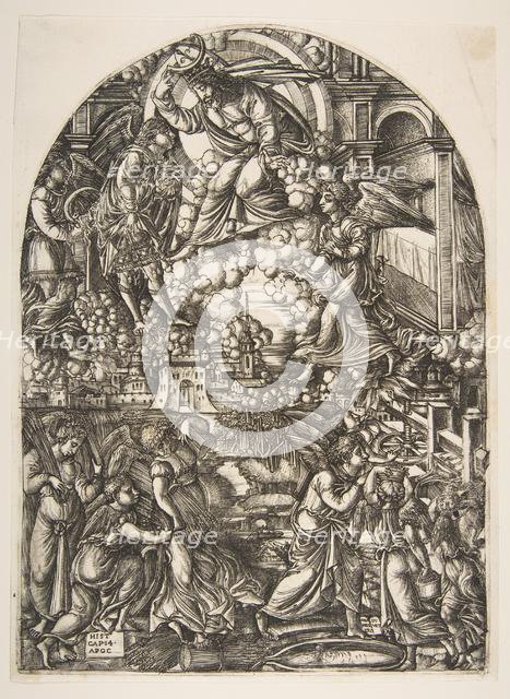 The Winepress of the Wrath of God, from the Apocalypse.n.d. Creator: Jean Duvet.