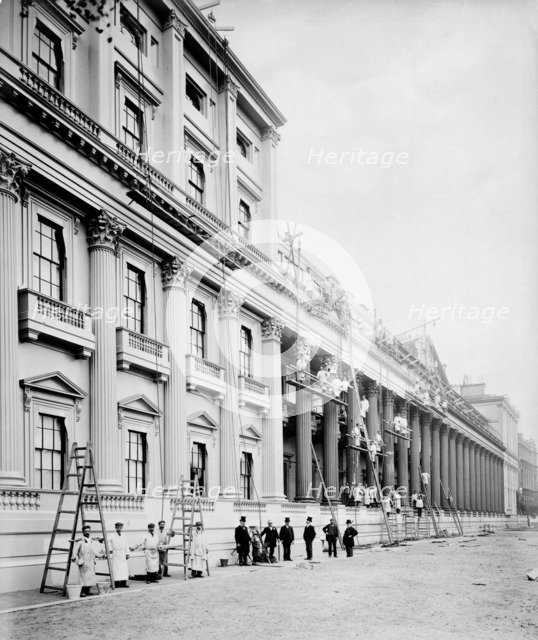 Painting Carlton House Terrace, Westminster, London, 1898. Artist: Bedford Lemere and Company