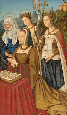 Anne of Brittany, (1477-1514), Duchess of Brittany and Queen consort of France..., 1877. Creator: Unknown.