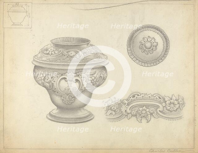 Silver Sugar Bowl, 1935/1942. Creator: Charles Cullen.