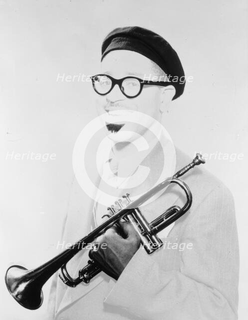 Portrait of Dizzy Gillespie, New York, N.Y., ca. May 1947. Creator: William Paul Gottlieb.