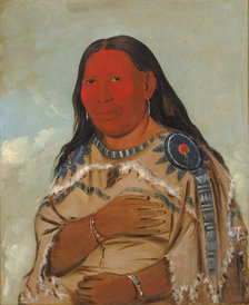 Wife of Two Crows, 1832. Creator: George Catlin.