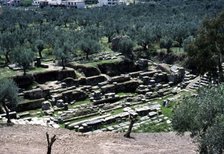 Excavation of  Acropolis of ancient Sparta (Lakedaimon), c20th century.  Artist: CM Dixon.