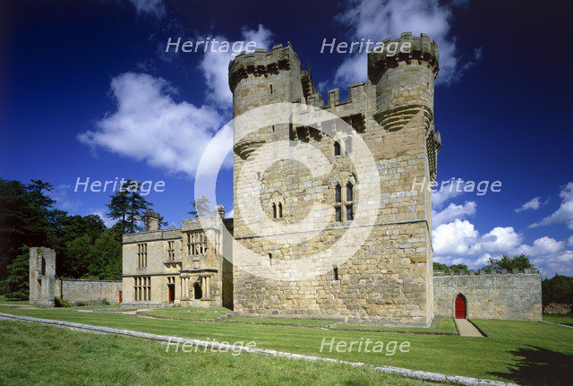 Belsay Castle, Northumberland, 2010. Artist: Graeme Peacock.