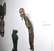 Wooden Ancestor Figure from Easter Island, Polynesia, c19th century. Artist: Unknown.