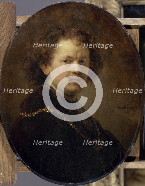 Self-Portrait with Bare Head, 1633.