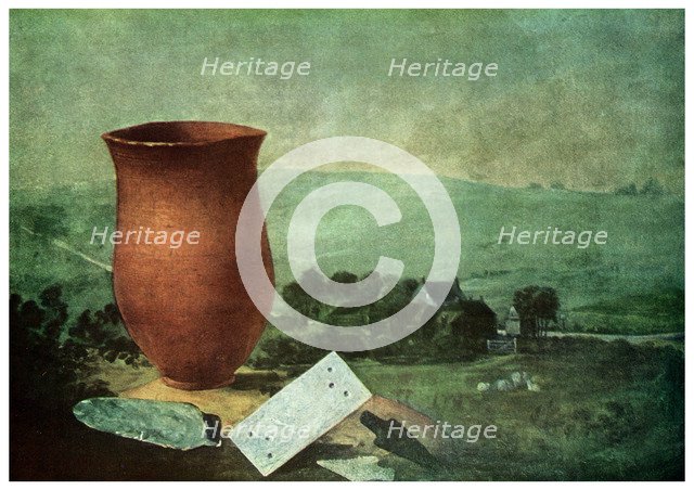 Finds from a Breaker barrow, 1814 (1956). Artist: Unknown