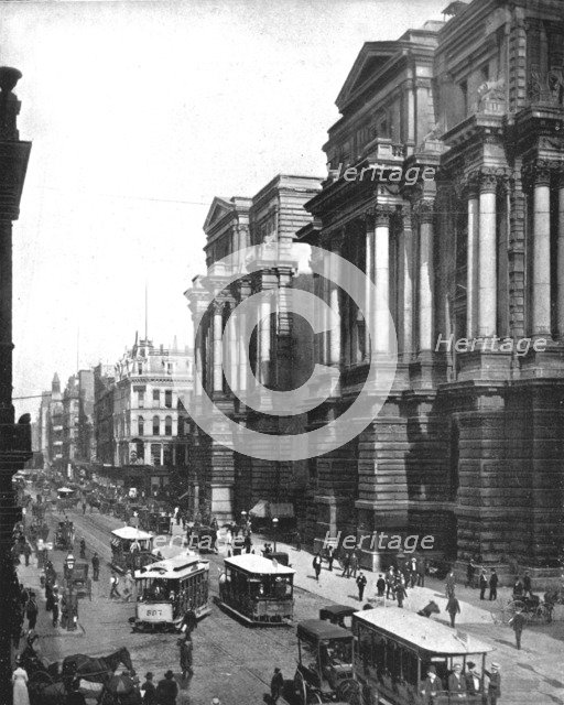 Randolph Street, Chicago, Illinois, USA, c1900.  Creator: Unknown.