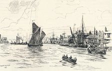 'From Limehouse Pier', 1873, (1894). Artist: Herbert Menzies Marshall.