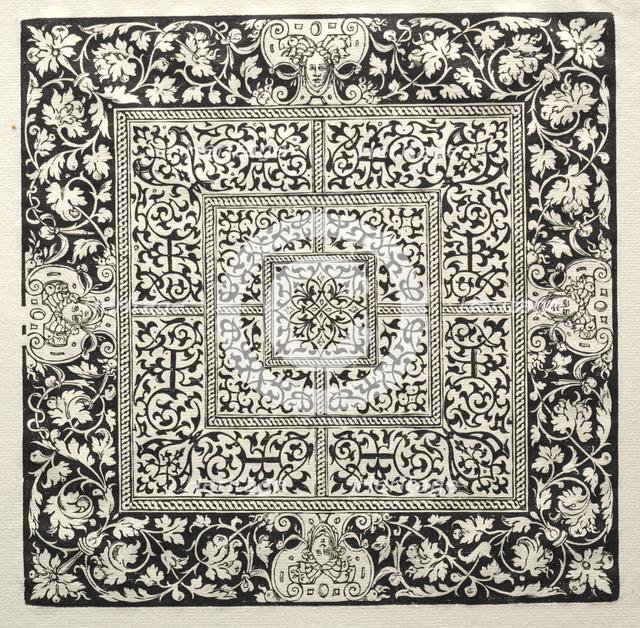 A gaming board. Creator: Peter Flötner (German, 1485-1546).