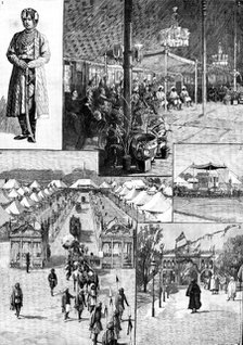Visit of Prince Albert Victor to Patiala, in the Punjaub, India, 1890. Creator: P Naumann.