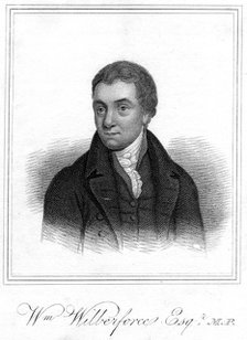 William Wilberforce, philanthropist, evangelical Christian and anti-slavery campaigner, 1821. Artist: Unknown