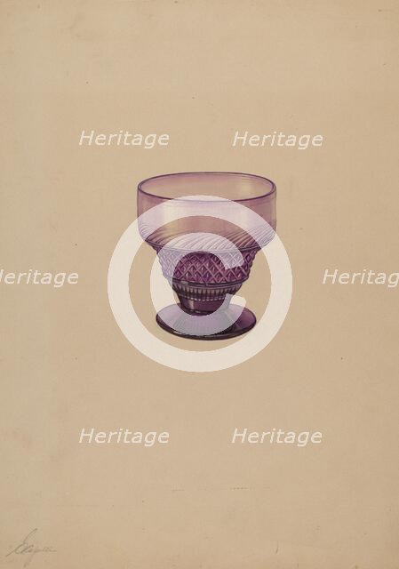 Salt Cellar, 1935/1942. Creator: Giacinto Capelli.