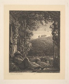 The Sleeping Shepherd, Early Morning, 1857. Creator: Samuel Palmer.
