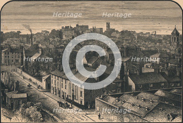 View of Lancaster, c19th century. Artist: Unknown.