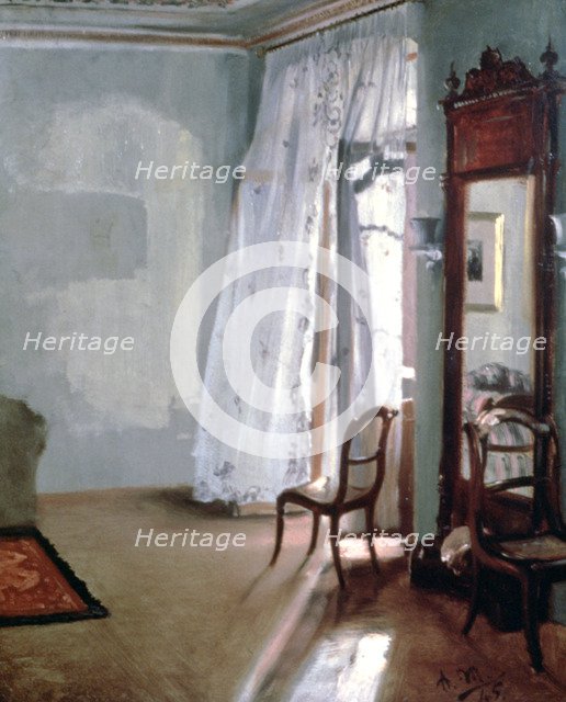 'Room with Balcony', 1845. Artist: Adolph Menzel