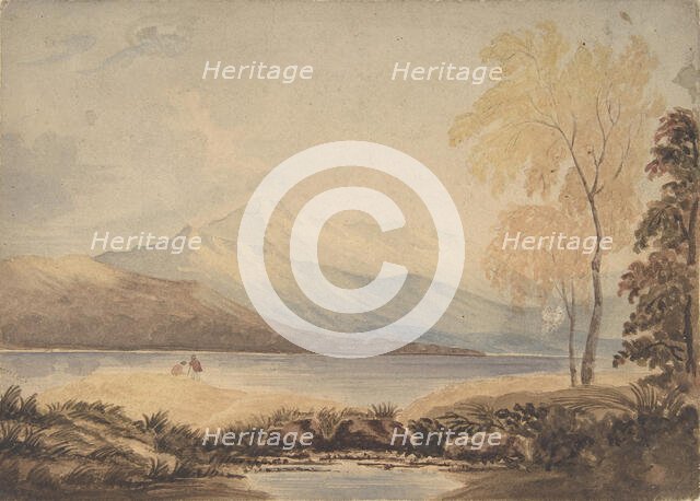 Lakeland Landscape, early 19th century. Creator: Formerly attributed to Copley Fielding.