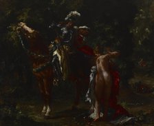 Marphise, 1852. Creator: Eugene Delacroix.