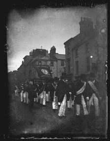 Hibernian Society Procession, Cardiff, 1892. Creator: William Booth.
