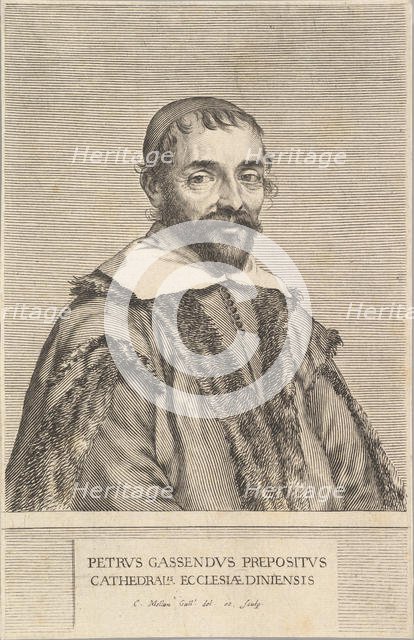 Pierre Gassendi, ca. 1637 or 1638. Creator: Claude Mellan.