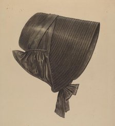 Straw Bonnet, c. 1938. Creator: Francis Law Durand.