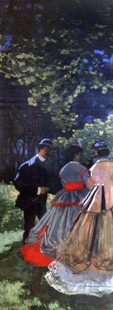 'Le Dejeuner sur l'Herbe', Left Panel, 1865. Artist: Claude Monet