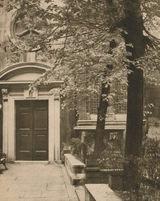 'South Door of the Church of St. Mary Aldermanbury', c1935. Creator: Walter Benington.