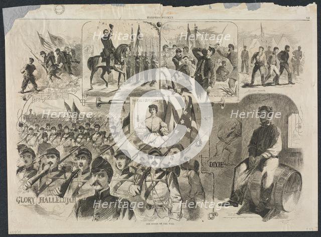 The Songs of the War, 1861. Creator: Winslow Homer (American, 1836-1910).