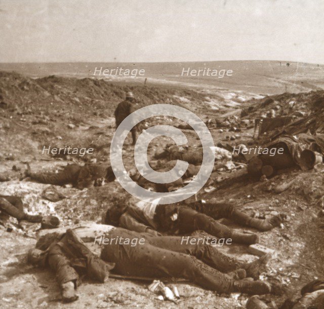 Bodies, Maurepas, France, c1914-c1918. Artist: Unknown.