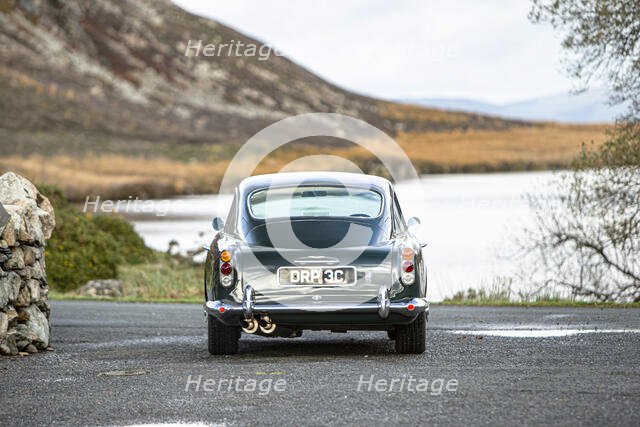 Rear view of a 1965 Aston Martin DB5. Creator: Unknown.